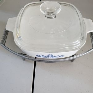 💥VINTAGE💥 3-PC 1-QT CORNINGWARE CASSEROLE
